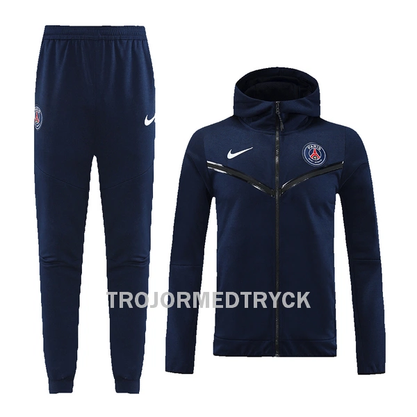 Paris Saint-Germain Träningsjacka Hoodie-dräkt 22/23 Navy