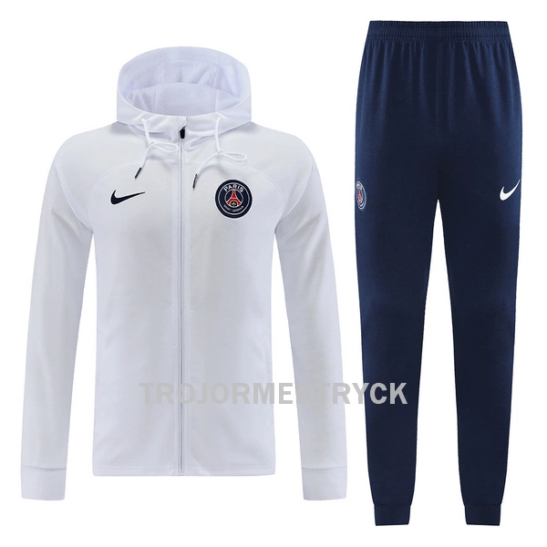 Paris Saint-Germain Träningsjacka Hoodie-dräkt 22/23 Vit