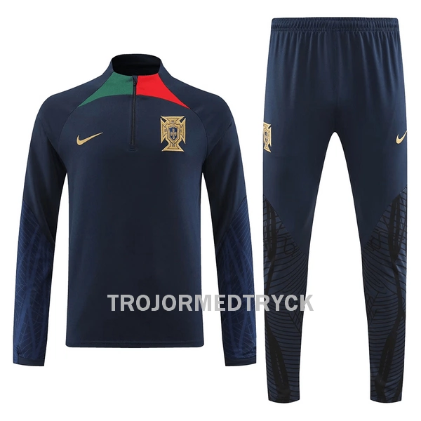 Portugal Träningströja Quarter-Zip 2022 Svart