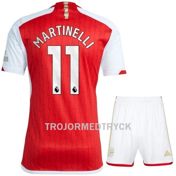 Arsenal Martinelli 11 Fotbollströja Barn Hemma 2023/24