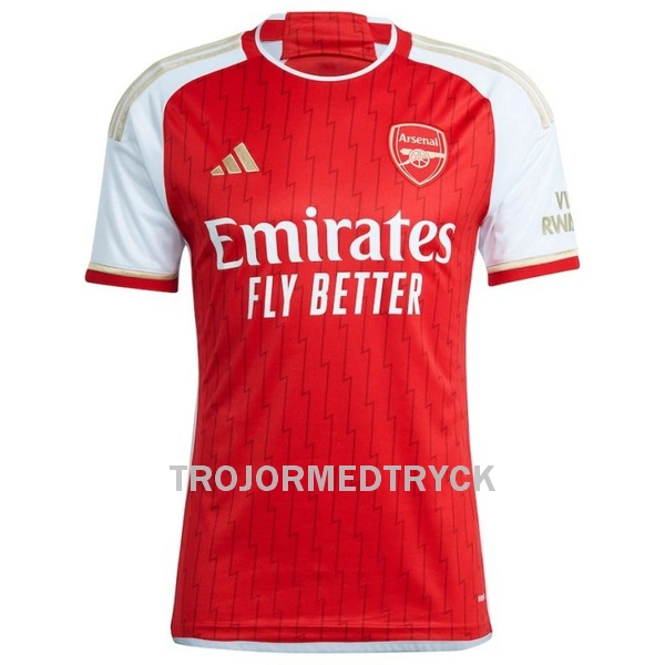 Arsenal White 4 Fotbollströja Hemma 2023/24