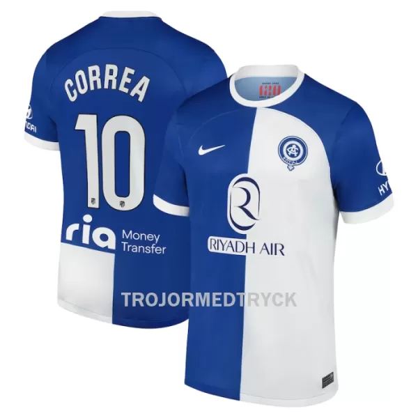 Atlético Madrid Correa 10 Fotbollströja Borta 2023/24