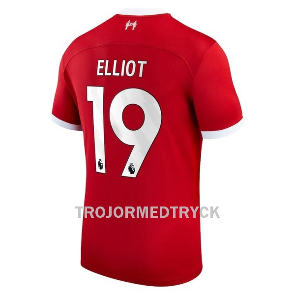 Liverpool Elliot 19 Fotbollströja Hemma 2023/24