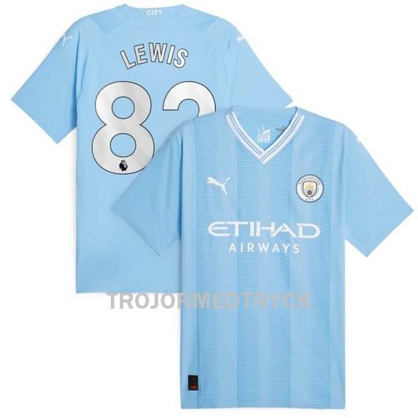 Manchester City Lewis 82 Fotbollströja Hemma 2023/24