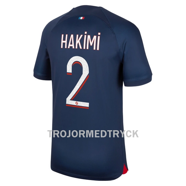 Paris Saint-Germain Hakimi 2 Fotbollströja Hemma 2023/24