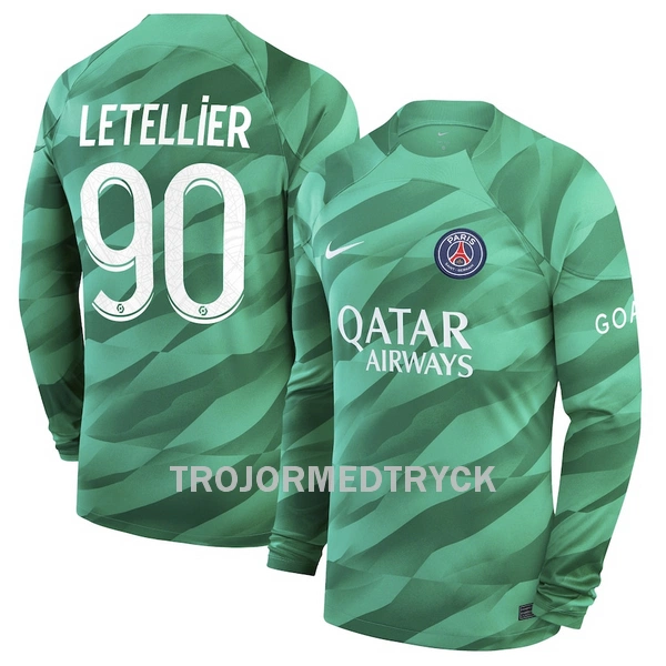 Paris Saint-Germain Letellier 90 Målvakt Fotbollströja Hemma 2023/24 Långärmad