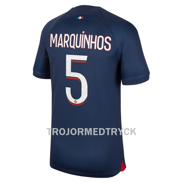 Paris Saint-Germain Marquinhos 5 Fotbollströja Hemma 2023/24