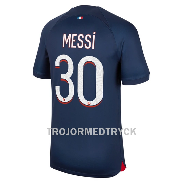 Paris Saint-Germain Messi 30 Fotbollströja Hemma 2023/24