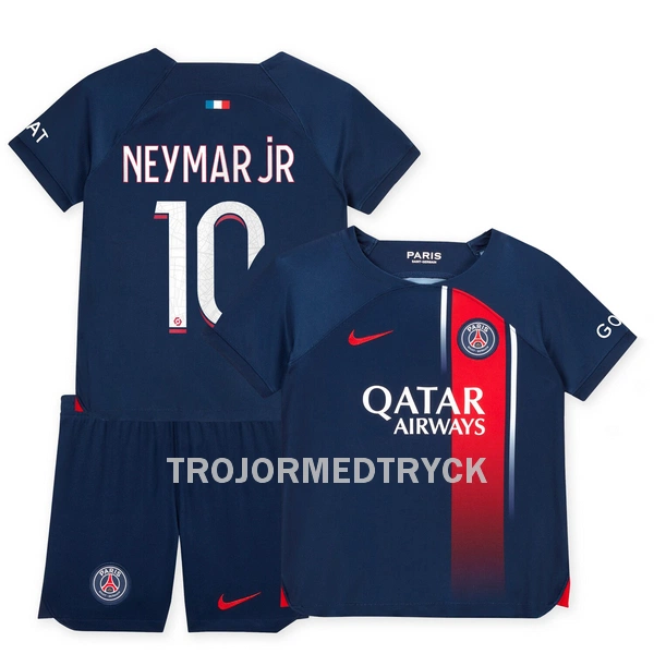 Paris Saint-Germain Neymar Jr 10 Fotbollströja Barn Hemma 2023/24