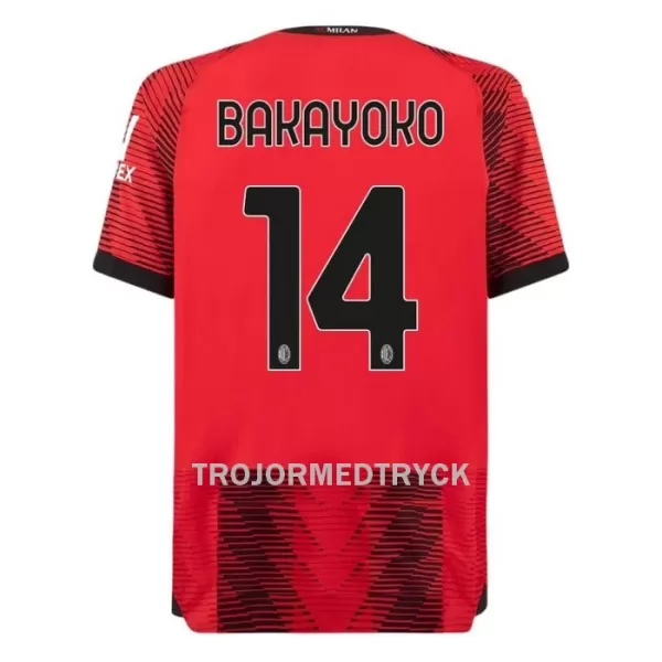 AC Milan Bakayoko 14 Fotbollströja Hemma 2023/24