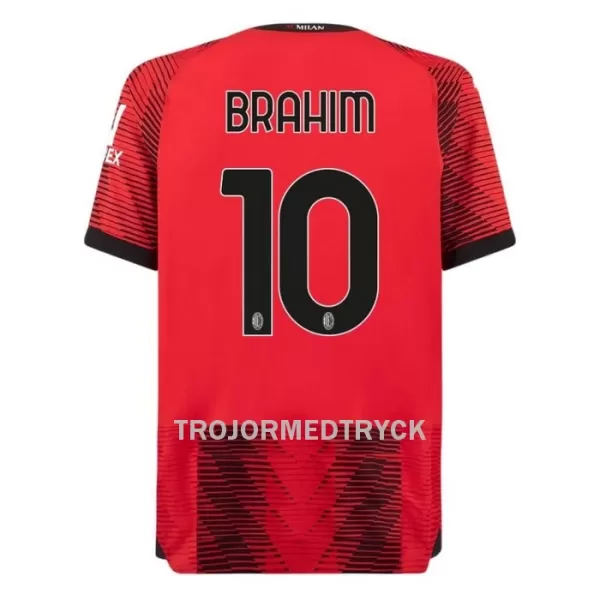 AC Milan Brahim 10 Fotbollströja Hemma 2023/24