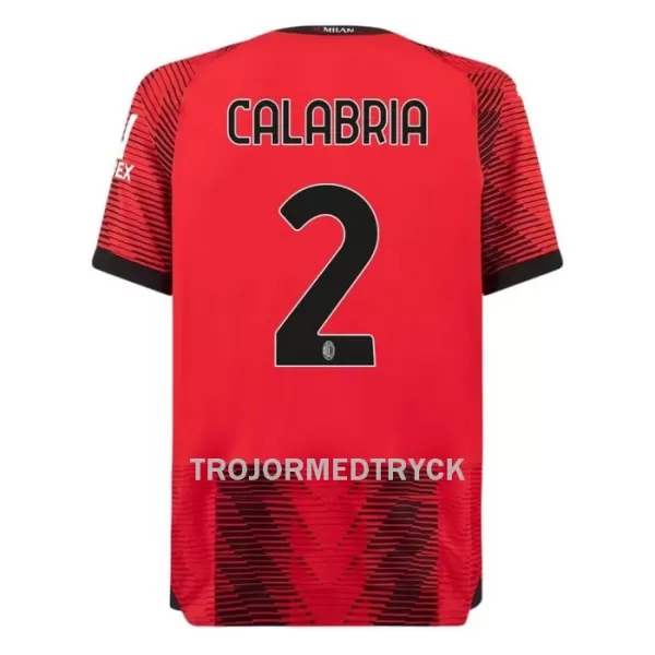 AC Milan Calabria 2 Fotbollströja Hemma 2023/24