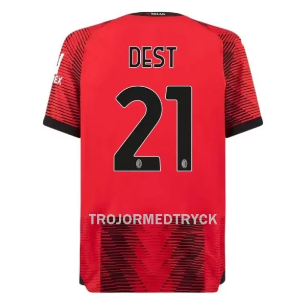 AC Milan Dest 21 Fotbollströja Hemma 2023/24