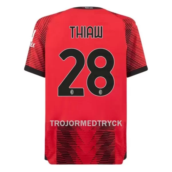 AC Milan Thiaw 28 Fotbollströja Hemma 2023/24