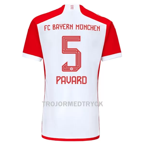 Bayern München Benjamin Pavard 5 Fotbollströja Hemma 2023/24