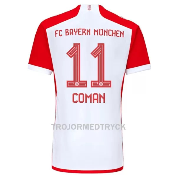 FC Bayern München Coman 11 Fotbollströja Hemma 2023/24