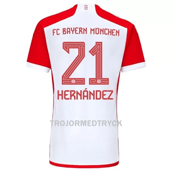 FC Bayern München Lucas Hernandez 21 Fotbollströja Barn Hemma 2023/24