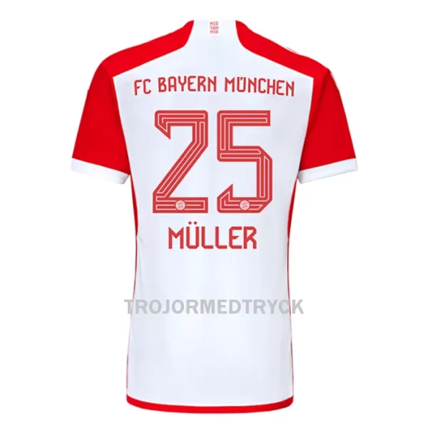 FC Bayern München Thomas Müller 25 Fotbollströja Barn Hemma 2023/24