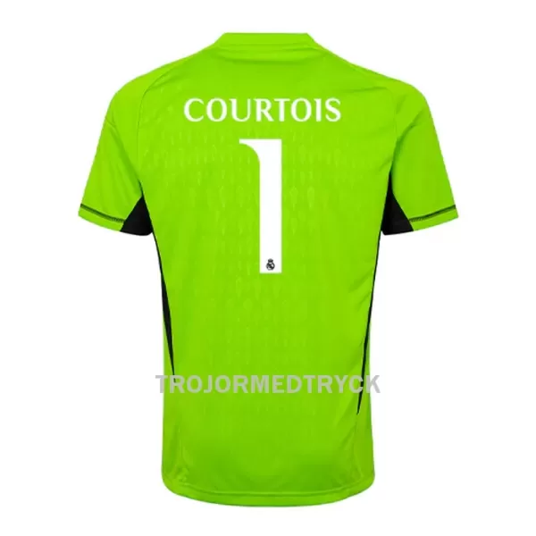 Real Madrid Thibaut Courtois 1 Målvakt Fotbollströja Barn Hemma 2023/24