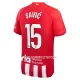 Atlético Madrid Savic 15 Fotbollströja Hemma 2023/24