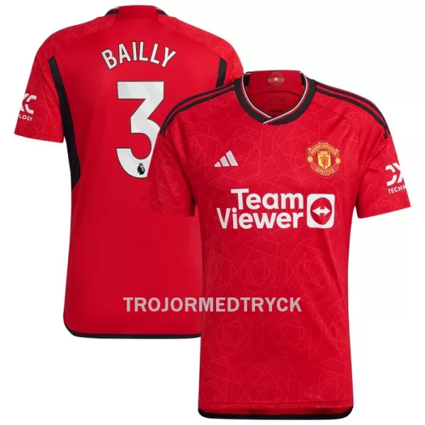 Manchester United Bailly 3 Fotbollströja Hemma 2023/24