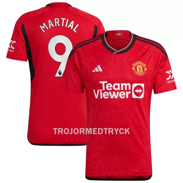 Manchester United Martial 9 Fotbollströja Hemma 2023/24