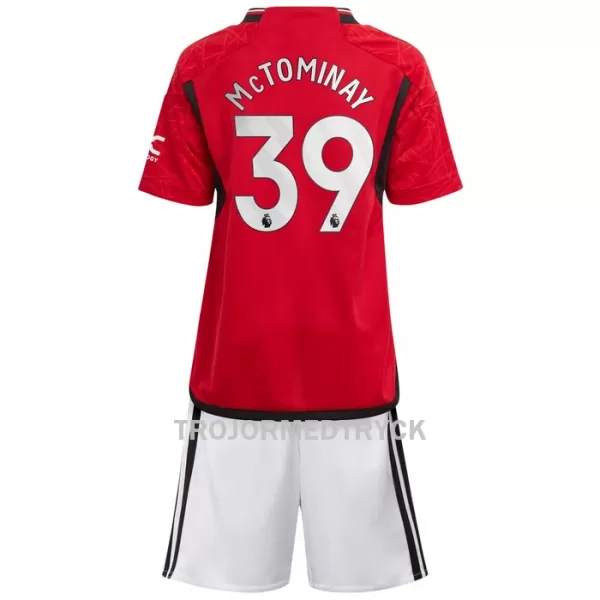 Manchester United McTominay 39 Fotbollströja Barn Hemma 2023/24