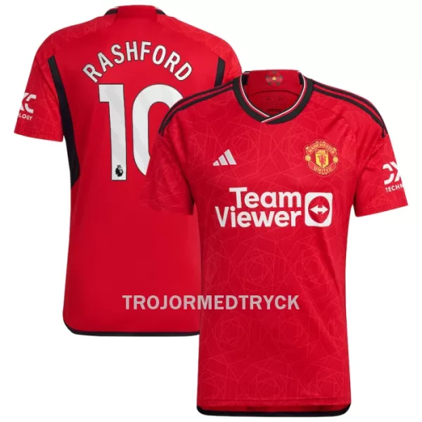 Manchester United Rashford 10 Fotbollströja Hemma 2023/24