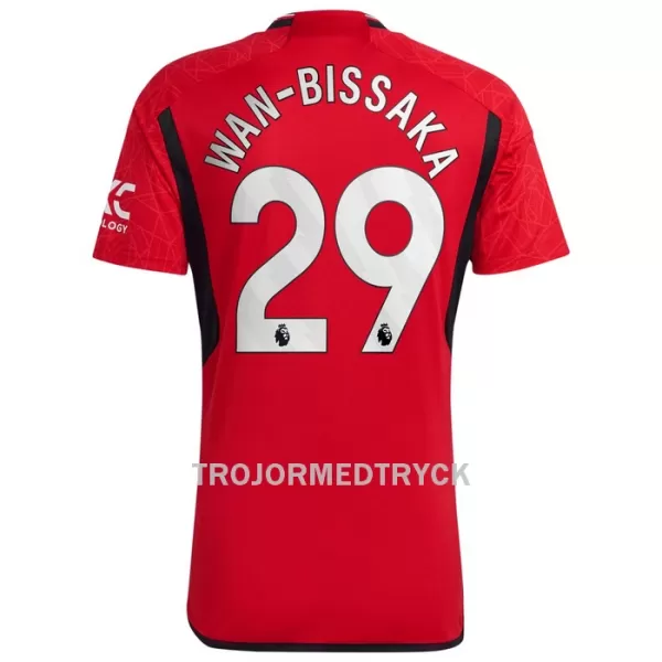 Manchester United Wan-Bissaka 29 Fotbollströja Hemma 2023/24