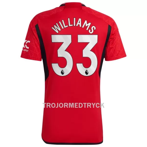 Manchester United Williams 33 Fotbollströja Hemma 2023/24