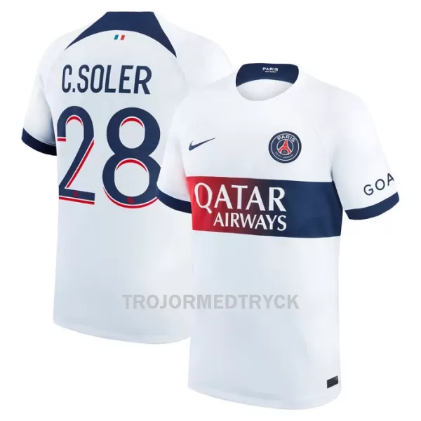 Paris Saint-Germain C. Soler 28 Fotbollströja Borta 2023/24