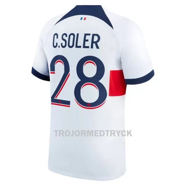 Paris Saint-Germain C. Soler 28 Fotbollströja Borta 2023/24