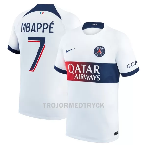 Paris Saint-Germain Mbappé 7 Fotbollströja Borta 2023/24