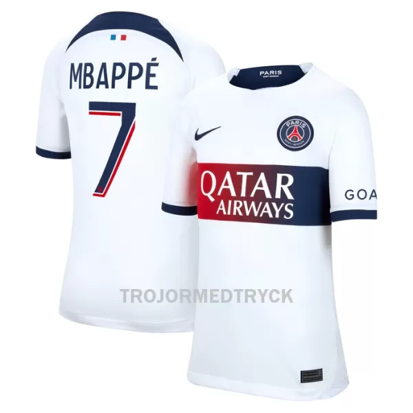 Paris Saint-Germain Mbappé 7 Fotbollströja Dam Borta 2023/24