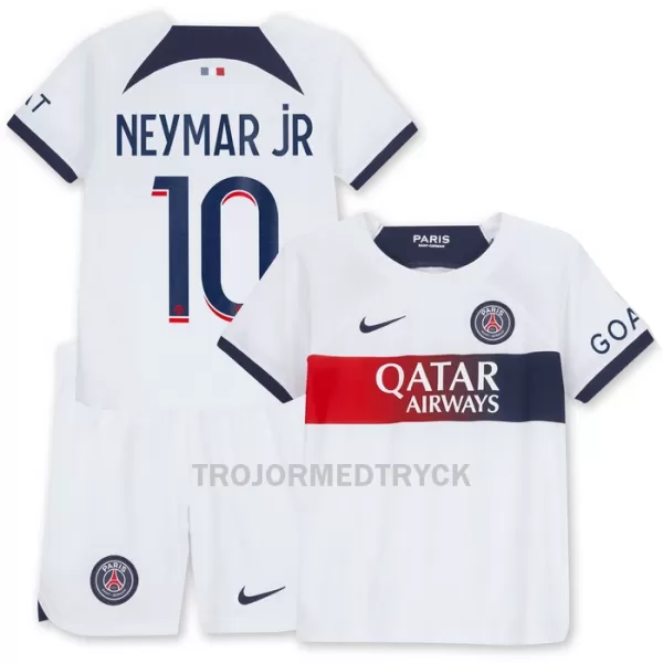 Paris Saint-Germain Neymar Jr 10 Fotbollströja Barn Borta 2023/24