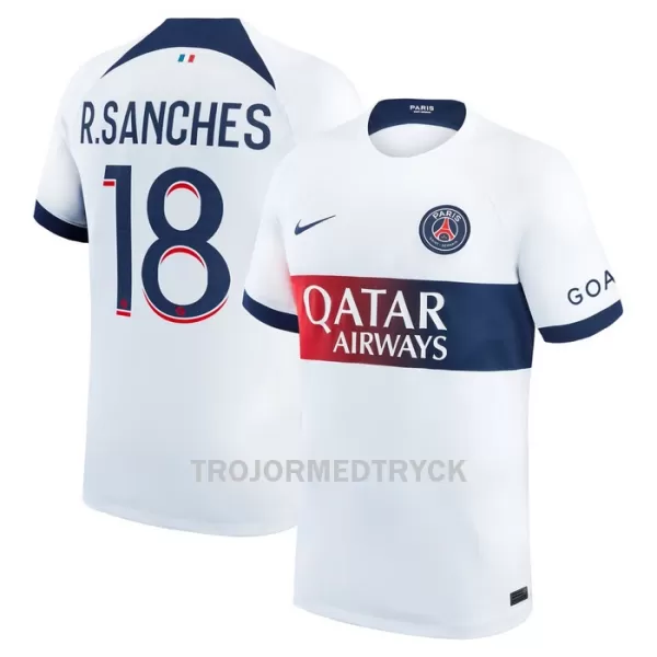 Paris Saint-Germain R.Sanches 18 Fotbollströja Borta 2023/24