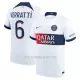 Paris Saint-Germain Verratti 6 Fotbollströja Borta 2023/24