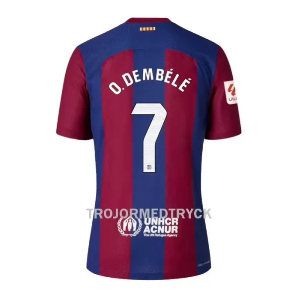 FC Barcelona O. Dembele 7 Fotbollströja Hemma 2023/24