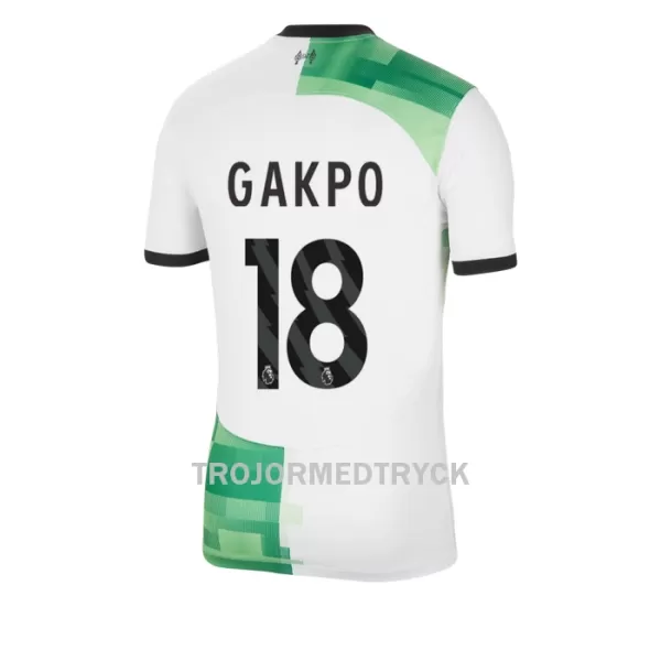 Liverpool Gakpo 18 Fotbollströja Borta 2023/24