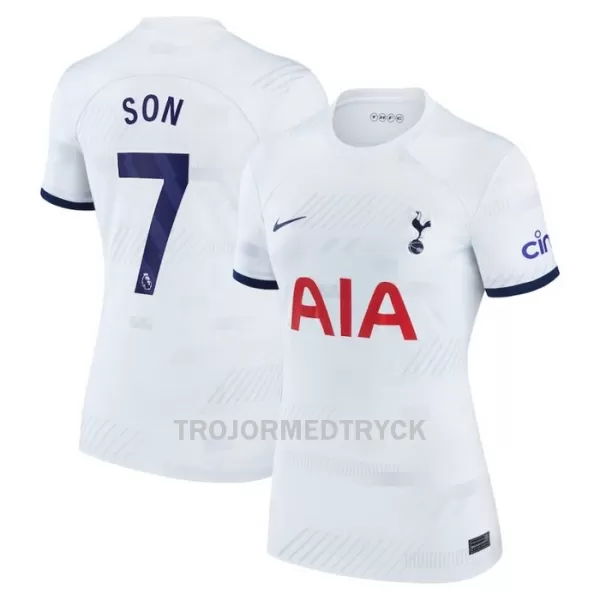 Tottenham Hotspur Son 7 Fotbollströja Dam Hemma 2023/24