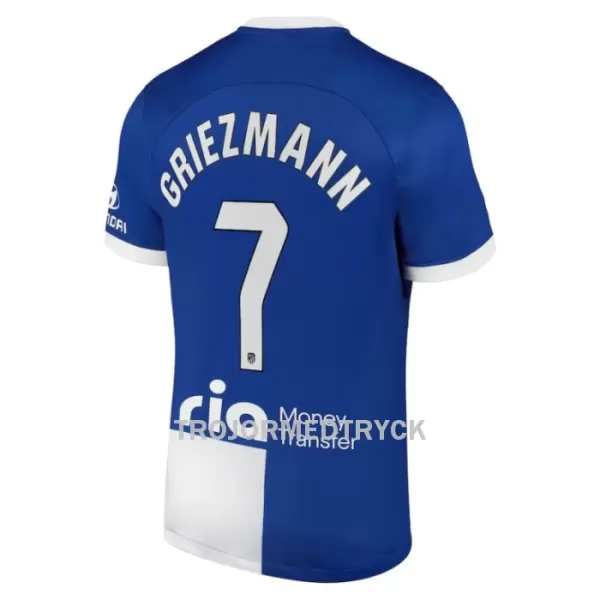 Atlético Madrid Griezmann 7 Fotbollströja Barn Borta 2023/24