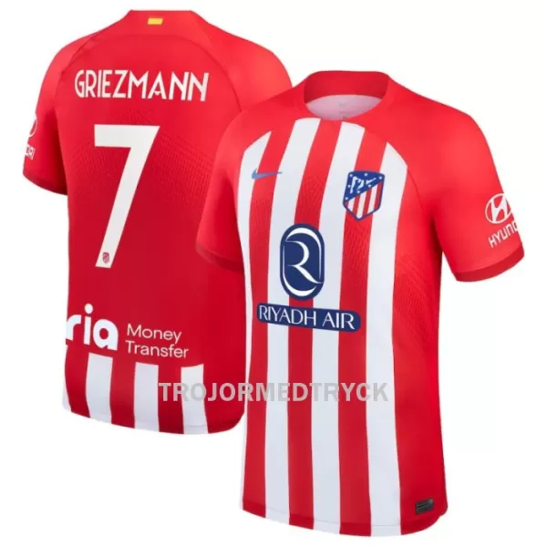 Atlético Madrid Griezmann 7 Fotbollströja Hemma 2023/24