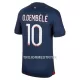 Paris Saint-Germain Dembele 10 Fotbollströja Barn Hemma 2023/24