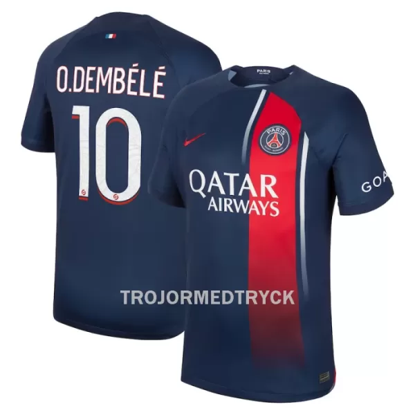 Paris Saint-Germain Dembele 10 Fotbollströja Hemma 2023/24