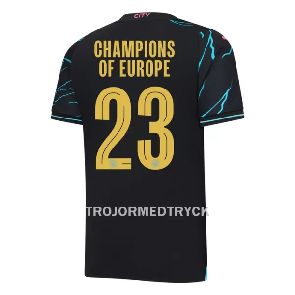 Manchester City Champions of Europe Fotbollströja Tredje 2023/24