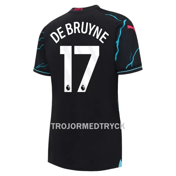 Manchester City De Bruyne 17 Fotbollströja Dam Tredje 2023/24