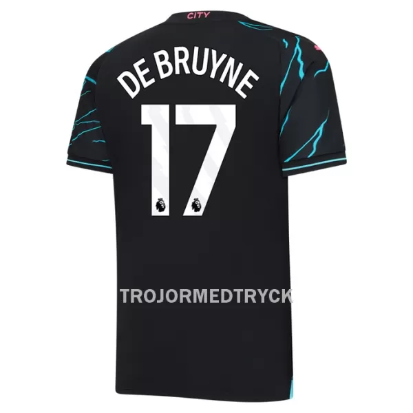 Manchester City De Bruyne 17 Fotbollströja Tredje 2023/24