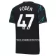 Manchester City Foden 47 Fotbollströja Barn Tredje 2023/24