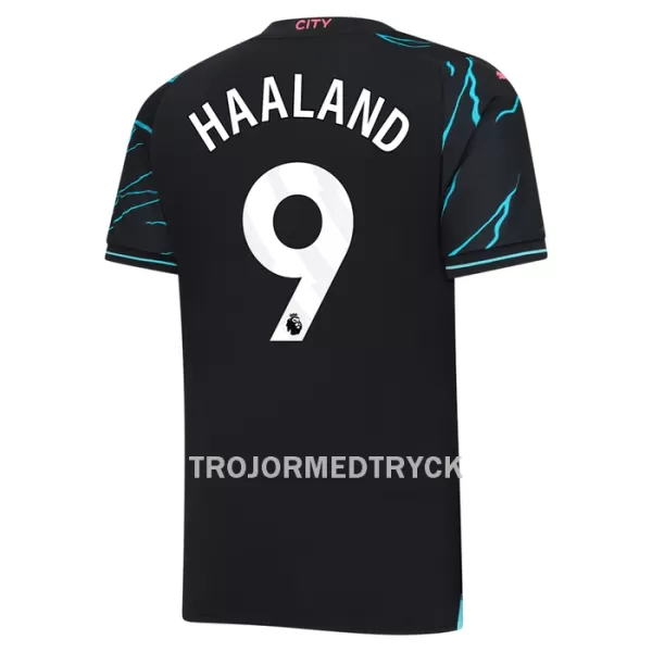 Manchester City Haaland 9 Fotbollströja Tredje 2023/24