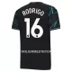 Manchester City Rodrigo 16 Fotbollströja Barn Tredje 2023/24